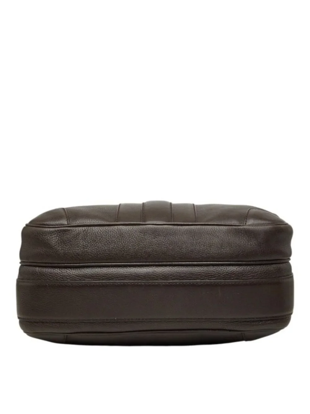 Gucci Crossbody Shoulder Bag Dark Brown Leather